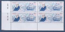 = Jean Baptiste Charcot Coin Daté 4 X 1.30€ Du 02.02.17 TD201 Portrait,Glacier, Bateau, Manchots N°5140 - 2010-2019