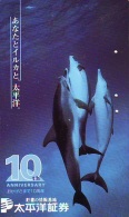 Télécarte Japon * DAUPHIN * DOLPHIN (896) Japan () Phonecard * DELPHIN * GOLFINO * DOLFIJN * - Dolfijnen