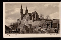 Quedlinburg - S/w Schloß Und Dom - Quedlinburg