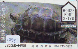 Télécarte Japon * TURTLE * TORTUE  (1898)  PHONECARD JAPAN * * TELEFONKARTE * SCHILDKRÖTE - Schildpadden