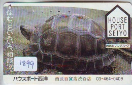 Télécarte Japon * TURTLE * TORTUE  (1899)  PHONECARD JAPAN * * TELEFONKARTE * SCHILDKRÖTE - Turtles