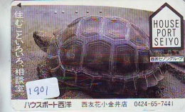 Télécarte Japon * TURTLE * TORTUE  (1901)  PHONECARD JAPAN * * TELEFONKARTE * SCHILDKRÖTE - Schildpadden