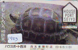 Télécarte Japon * TURTLE * TORTUE  (1903)  PHONECARD JAPAN * * TELEFONKARTE * SCHILDKRÖTE - Turtles