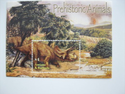 Antigua Barbuda-Dinosaurs-Prehist Oric - Prehistorics