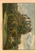 Chateau De Lenzburg Veritable Gravure De 1940 Engelmann (23cm X 16 Cm) Bon Etat - Lenzburg