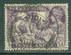 Burma: 1938/40   KGVI   SG26    3a     Used - Burma (...-1947)