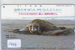 Télécarte Japon * TURTLE *  (1946) PHONECARD JAPAN * * TORTUE *   TELEFONKARTE * SCHILDKRÖTE - Turtles