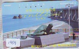 Télécarte Japon * TURTLE *  (1959) PHONECARD JAPAN * * TORTUE *   TELEFONKARTE * SCHILDKRÖTE - Turtles