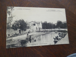 CPA 48 Lozère Langogne L'écluse Quartier Des Laveuses Sur Le Langoyrou  TBE - Langogne