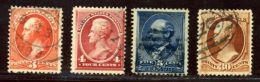 USA 1887/8 USED LOT - Other & Unclassified