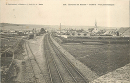 ROSNY SUR SEINE (environs De Mantes) -vue Panoramique.(voie Ferrée) - Rosny Sur Seine