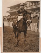 Hippisme Photo New York Times AUTEUIL 19/2/1939 Prix Clermont Tonnerre Cheval TEREK Jockey SENTIER Prop. TISSOT - Hipismo