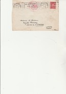 LETTRE FRANCHISE MILITAIRE AFFRANCHIE N°12 OBLTERATION FLAMME - AIX E PROVENCE -VILLE D'EAU- VILLE D'ART- ANNEE 1958 - Military Postage Stamps