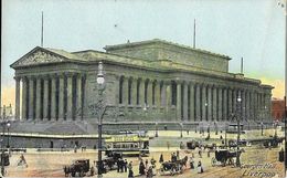 Publicité Wood-Milne Shoeshines: Liverpool, St Georges Hall - Tramway - Carte N° 36 Non Circulée - Liverpool