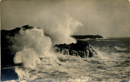 SCILLY ISLES - STORMY COAST - PULPIT ROCK  RP - GIBSON Sc46 - Scilly Isles