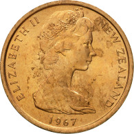 Monnaie, Nouvelle-Zélande, Elizabeth II, Cent, 1967, SUP+, Bronze, KM:31.1 - Nieuw-Zeeland