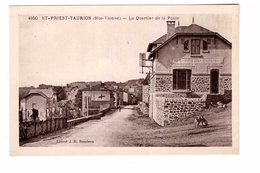 87 Saint Priest Taurion Le Quartier De La Poste Bureau PTT - Saint Priest Taurion