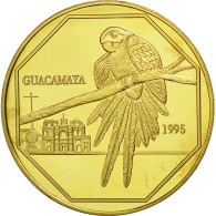 Monnaie, Guatemala, 50 Quetzales, 1995, Tower, SPL, Gilt Alloy, KM:3b.1 - Guatemala