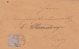 Allemagne Du Nord Jolie Lettre De Wiesbaden 1871 - Postal  Stationery