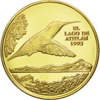 Monnaie, Guatemala, Quetzal, 1995, Tower, SPL, Gilt Alloy, KM:1b.1 - Guatemala