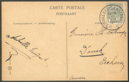 CP Obl. Sc Ambulant ADINKERKE-GENT(GAND) * - 11820 - Bahnpoststempel