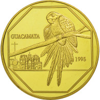 Monnaie, Guatemala, 50 Quetzales, 1995, Tower, SPL, Gilt Alloy, KM:3b.2 - Guatemala