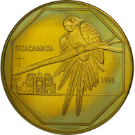 Monnaie, Guatemala, 50 Quetzales, 1995, Tower, SPL, Laiton, KM:3a.2 - Guatemala