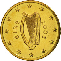 IRELAND REPUBLIC, 10 Euro Cent, 2003, FDC, Laiton, KM:35 - Irlanda