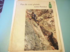 ANCIENNE PUBLICITE BOISSON PERRIER 1971 - Perrier