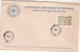 Brazil & Philatelic Exhibition Of The 40 Years Of The Association Sorocabana De Imprensa, São Paulo 1977 (1261) - Cartas & Documentos