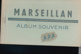 AD351 ALBUM SOUVENIR COMPLET 10 CPA  MARSEILLAN ...AVEC DES BELLES ANIMATIONS - Ohne Zuordnung