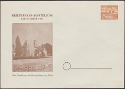 Berlin 1954. Entier Postal. Bad Nauheim, Das Herzheilbad Der Welt : La Station Thermale Pour Le Cœur, Au Coeur Du - Kuurwezen