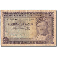 Billet, Mali, 50 Francs, 1960, 1960-09-22, KM:6a, TB+ - Malí