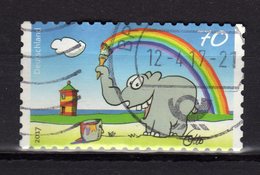 ALLEMAGNE Germany 2017 Nouveauté  Elephant Arc-en-ciel   Obl. - Gebraucht