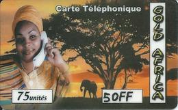 éléphant Elephant Animal Carte Prépayée Africa Card  Karte (770) - Altri – Africa