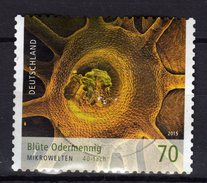 ALLEMAGNE Germany 2015 Mikrowelt Fleur Flower Obl. - Gebraucht