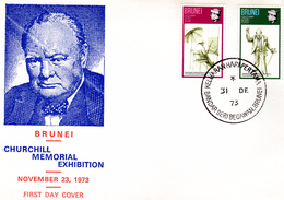 Brunei 1973, Winston Churchill, FDC - Brunei (1984-...)