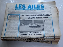 LES AILES - En Lot (35€ ) Ou à L'unité (1,5€ ) 29 Numeros: 1962 - Aviation