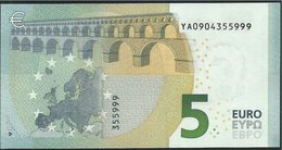 € 5 GREECE  Y001 C1  DRAGHI  UNC - 5 Euro