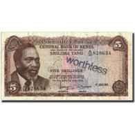 Billet, Kenya, 5 Shillings, 1971, 1971-07-01, KM:6b, TB+ - Kenya