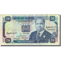 Billet, Kenya, 20 Shillings, 1989, 1989-07-01, KM:25b, TB - Kenya