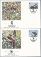 1992 WWF: Nyuszt Sor Mi 798-801 4 Db FDC-n - Altri & Non Classificati