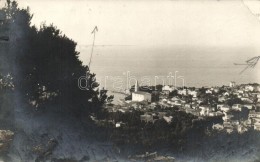 1925 Veli Losnij, Lussingrande; Seaside, Church Tower, General View - 2 Pre-1945 Postcards, Photo - Altri & Non Classificati