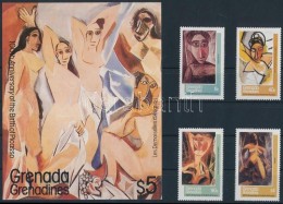 ** 1981 Picasso Születésének 100. évfordulója Sor Mi 442-445 + Blokk 55 - Altri & Non Classificati