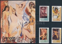 ** 1981 Picasso Születésének 100. évfordulója Sor Mi 442-445 + Blokk 55 - Otros & Sin Clasificación