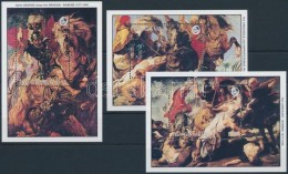 ** 1984 Rubens Festmény Blokkok Mi 102+104-105 - Altri & Non Classificati