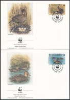 1992 WWF: Nyílfarkú Réce Sor Mi 203-206 4 Db FDC-n - Altri & Non Classificati