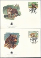 1983 WWF: Jaguár Sor Mi 719-722 4 Db FDC-n - Altri & Non Classificati