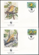 1990 WWF: Sárga Poszáta Sor Mi 770-773 4 Db FDC-n - Altri & Non Classificati