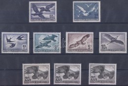 ** 1950-1959 Madár Sorok Mi 955-956, 968 X-y, 984-987 - Altri & Non Classificati